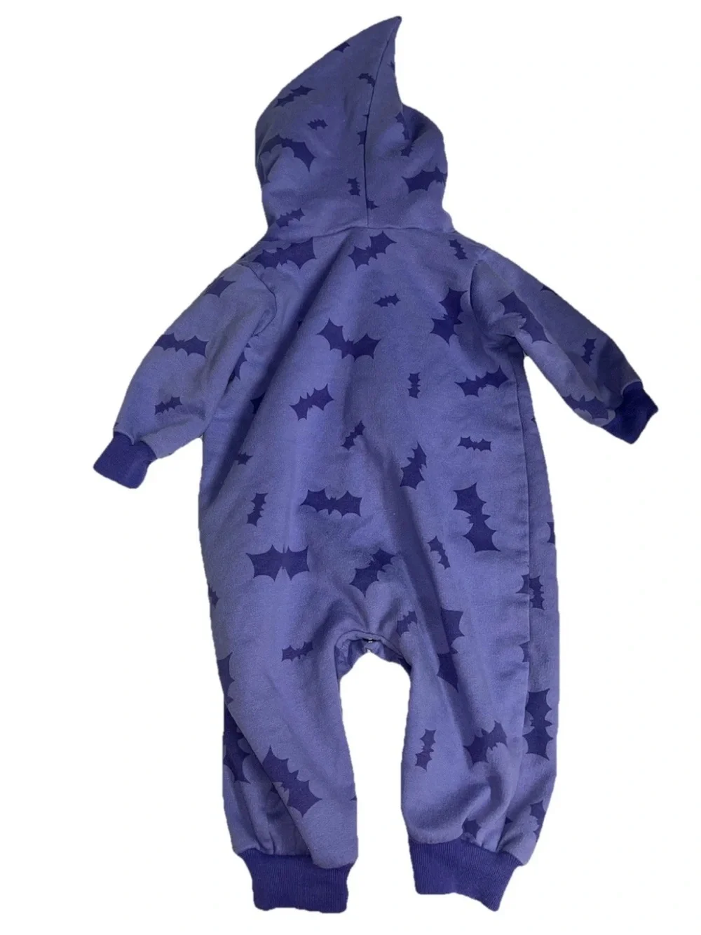 Vintage Girls Halloween Romper Girls 12 Months Purple Witch Y2K 90s Funstuff